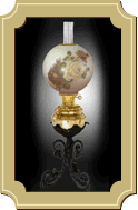 Ivory to Rust Wrought Iron Electric Banquet Table Lamp