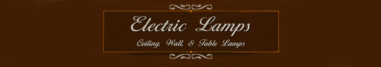 Daniel Joseph | Electric Lamps, Ceiling, Wall and Table Lamps